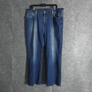 Lucky Brand Dungarees Bootcut Jeans Mens Size 38 Blue Denim Casual Classic